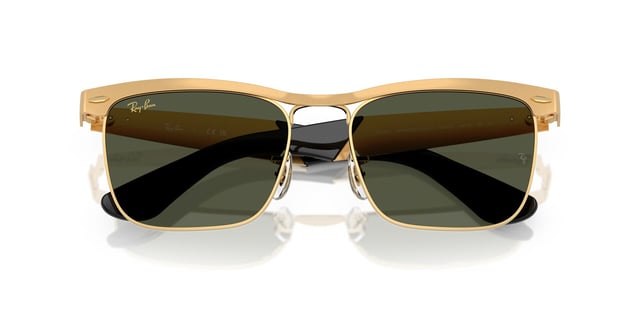 Ray-Ban metal çerçeve yeşil lens unisex güneş gözlüğü