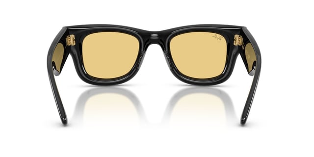 Ray-Ban 0RB 4940 Wayfarer Puffer Siyah çerçeve Sarı Cam 50 Unisex Güneş Gözlüğü