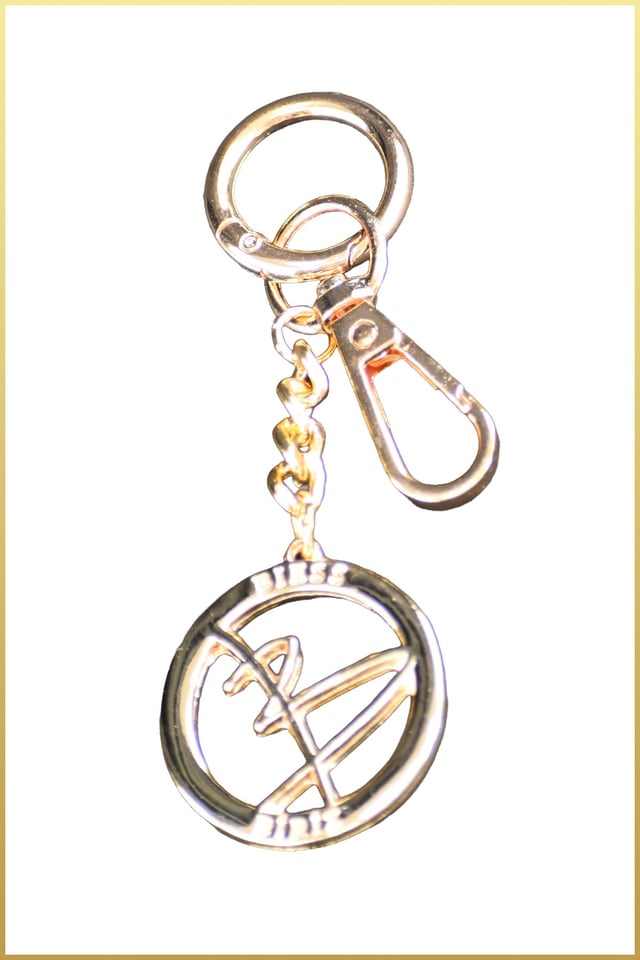 BIESS Halka Aksesuarlı Charm Anahtarlık - Gold