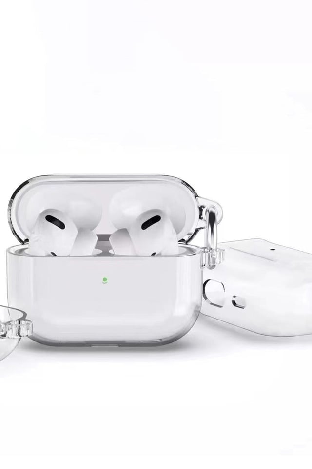 SİMLİ TAŞLI AİRPODS KILIFLARINEWFACESHLL01Apple Airpods Pro 2 (2.nesil) Shell Kılıf - Simli Şeffaf