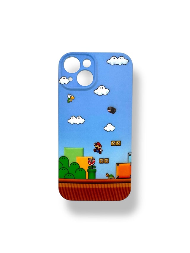 SİLİKON BASKI KILIFLARDIVERSECASESLKN60Apple Iphone 14 Silikon Mario Baskı Kılıf