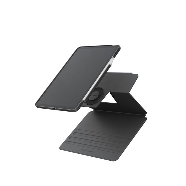 iPad Air 11 (2024)UNIQUNQ163Uniq Rovus Snapmount iPad Air 11 (2024) 360° Dönebilen Manyetik Standlı Koruyucu Case Tablet Kılıfı – Lacivert