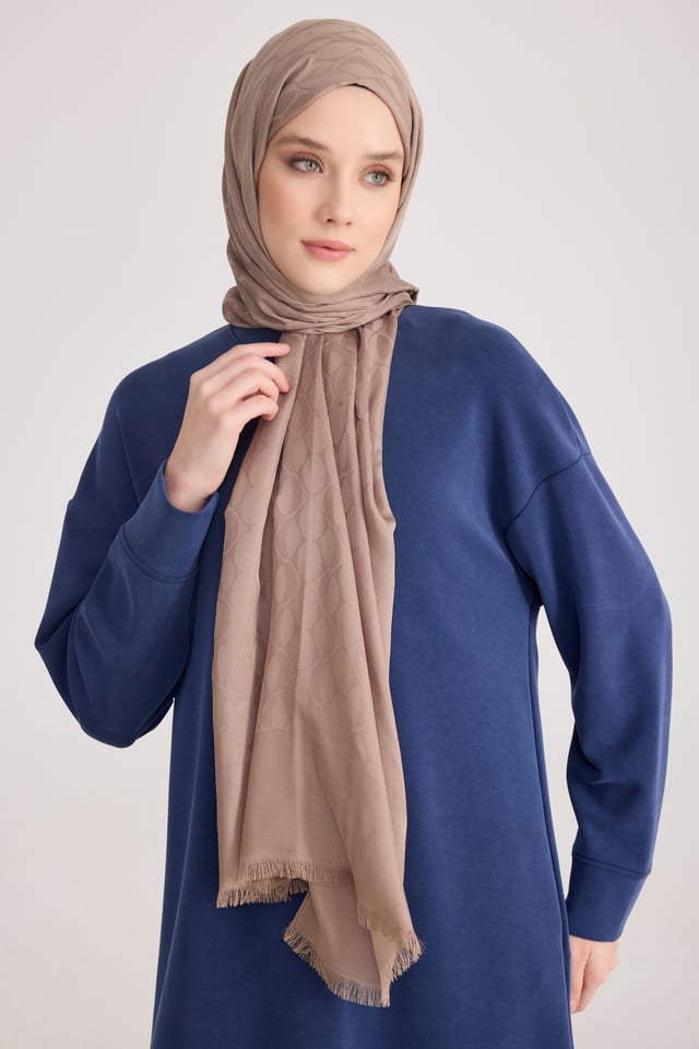 Belli Fresh Geometrik Desen Vizon Açelya Şal 2 - 550
