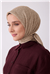Belli Fresh Bej Çiçek Desen Soft Eşarp 4001 - 03
