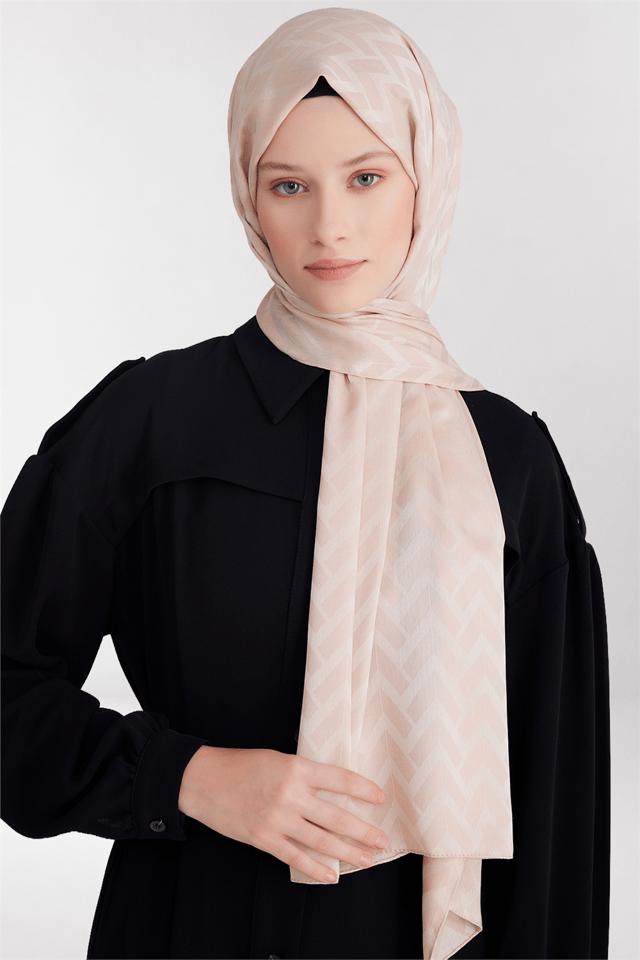Belli Fresh Geometrik Desen Bej Capri Şal 2 - 247776