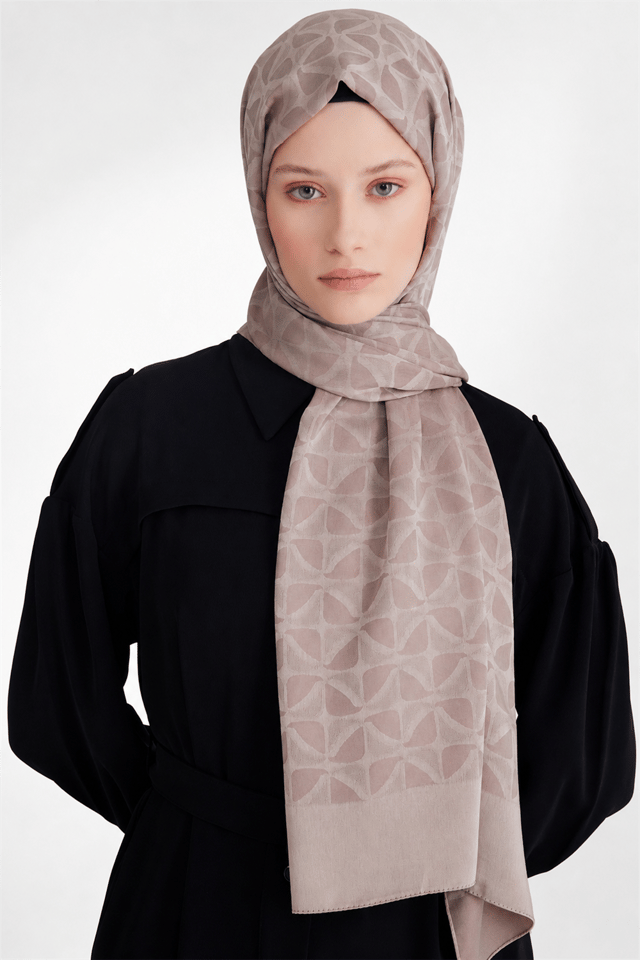 Belli Fresh Geometrik Desen Vizon Capri Şal 1 - 241826
