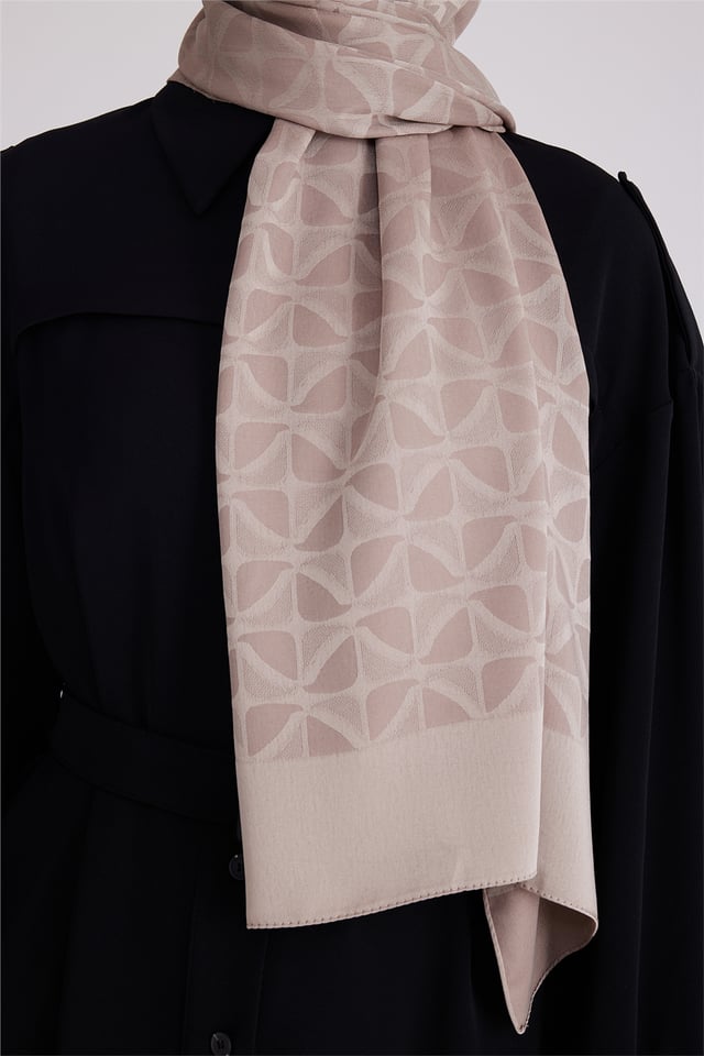 Belli Fresh Geometrik Desen Vizon Capri Şal 1 - 241826