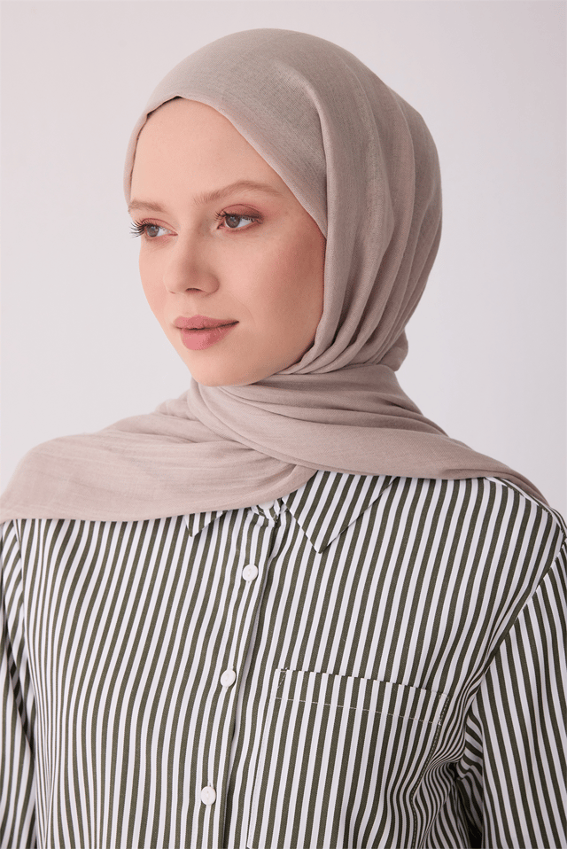 Belli Fresh Düz Desen Bej N.touche Şal - 31