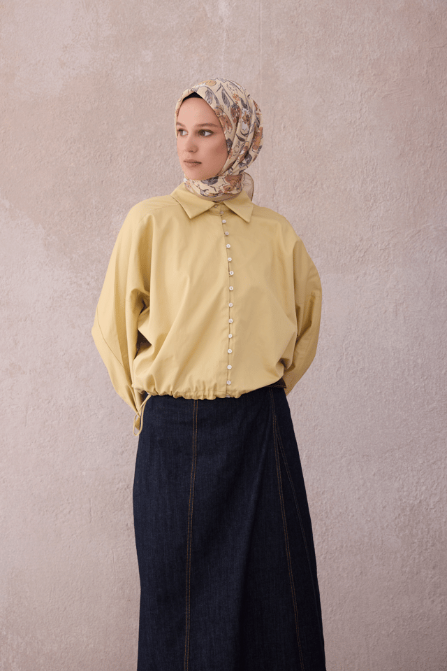 Belli Fresh Çiçek Desen Krem Bej Kahve Paulista Eşarp 13 - 16