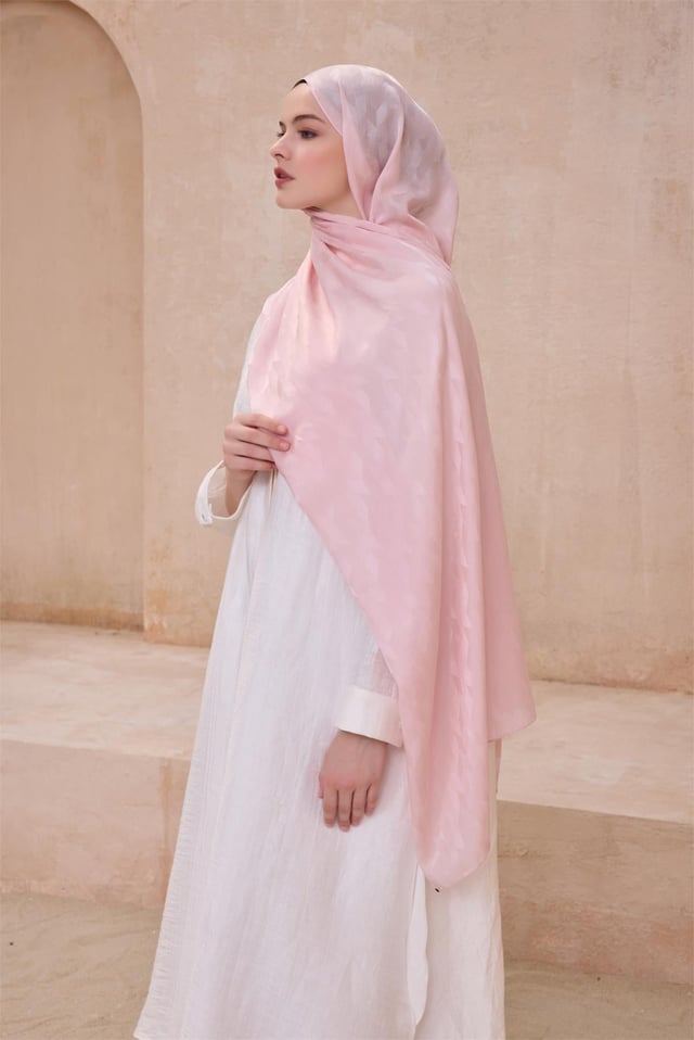 Belli Fresh Geometrik Desen Pudra Peryy Şal 1 - 39