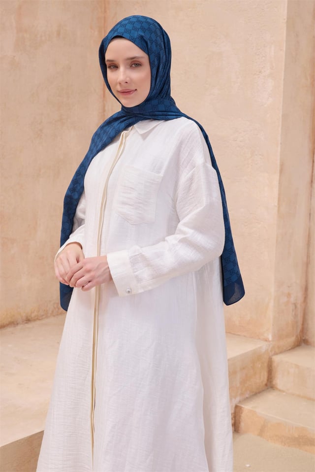 Belli Fresh Logo Desen Saks Siena Şal 5 - 27