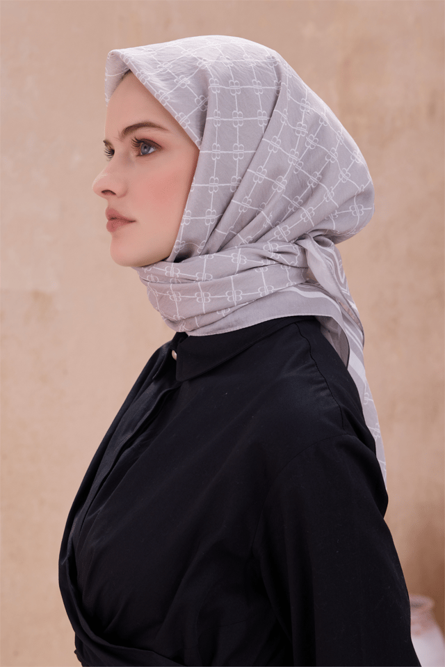 Belli Fresh Logo Desen Taş Paulista Eşarp 11 - 26