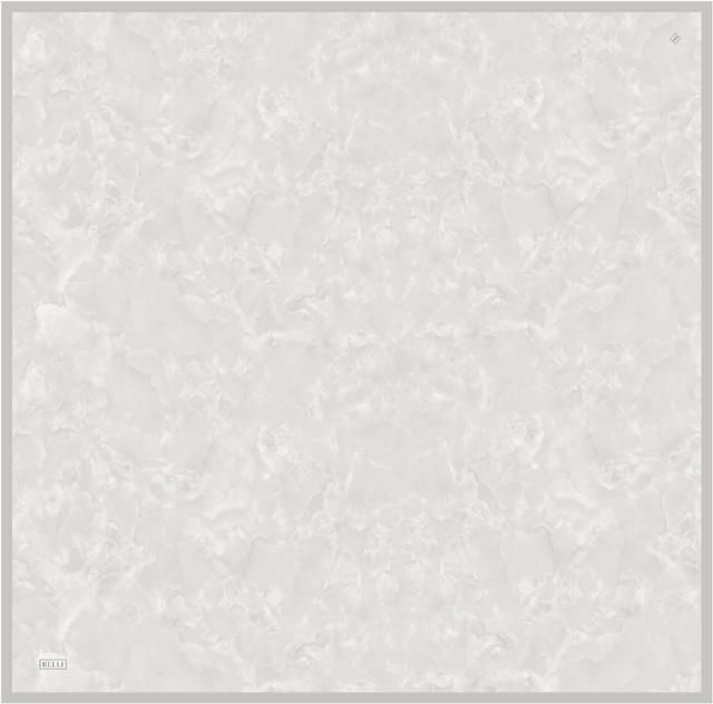 Ekru Soyut Desen %100 Twill İpek Eşarp 4428-06