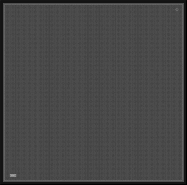 Gri Geometrik Desen %100 Twill İpek Eşarp 4425-80