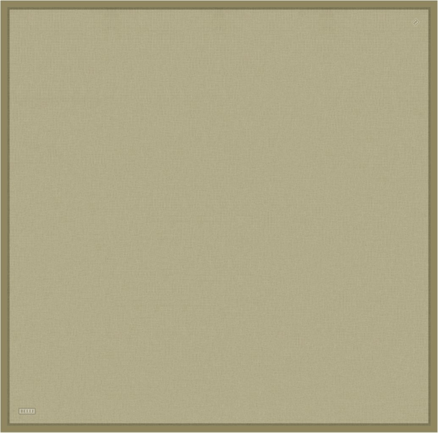 Haki Klasik Desen %100 Twill İpek Eşarp 4305 - 80