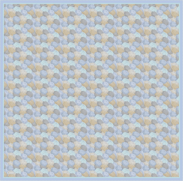Kırmızı Obje Desen %100 Twill İpek Eşarp 4313 - 02
