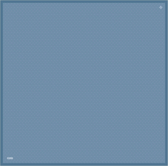 Siyah Klasik Desen %100 Twill İpek Eşarp 4317 - 50