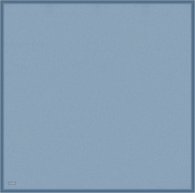 Mavi Klasik Desen %100 Twill İpek Eşarp 4305 - 81