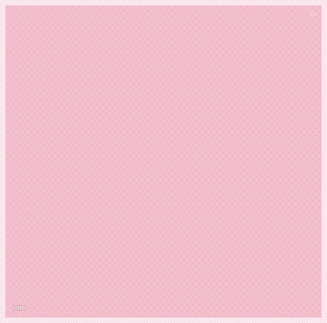 Pembe Klasik Desen %100 Twill İpek Eşarp 4317 - 55