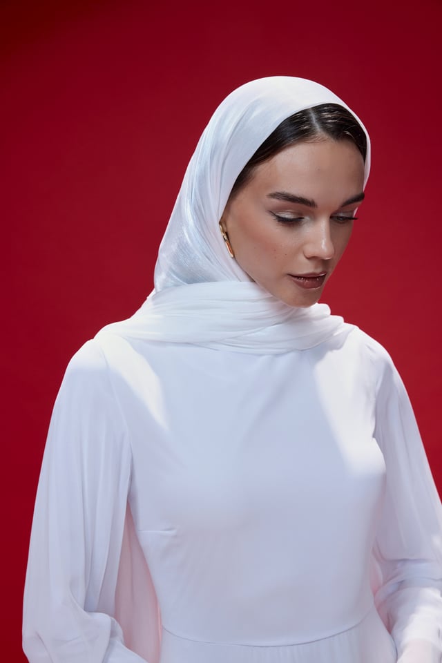 Beyaz Janjan Şal