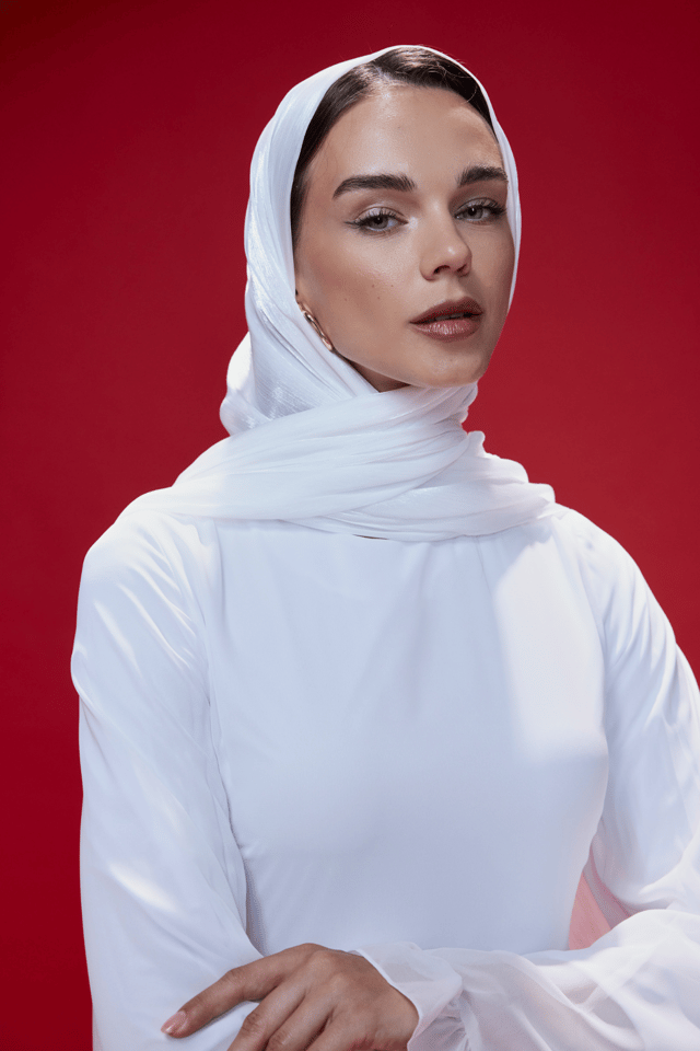 Beyaz Janjan Şal