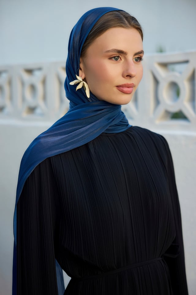 Lacivert Janjan Şal