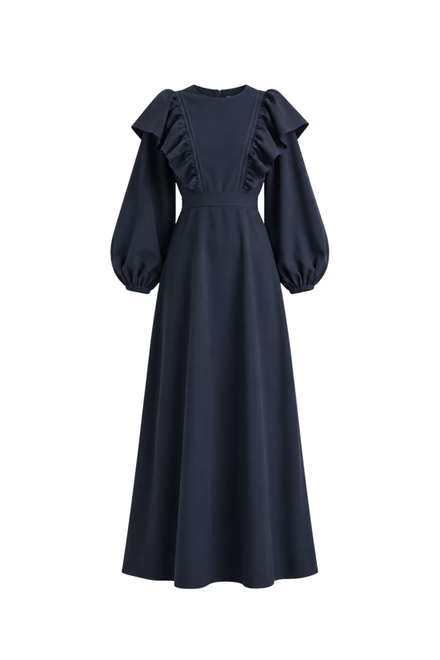 Lacivert Lady Elbise