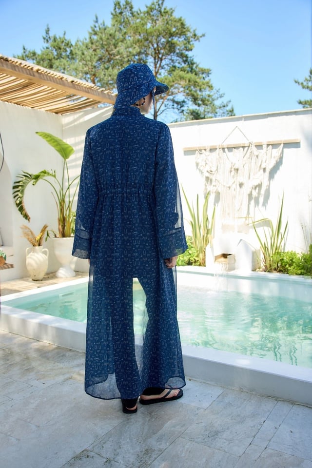 The Rose Garden Pareo Kimono