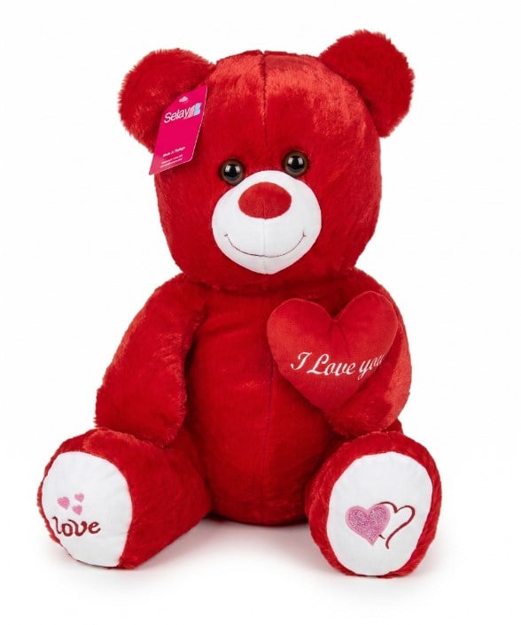 1030 YUMOŞ AYI 47 CM KIRMIZI
