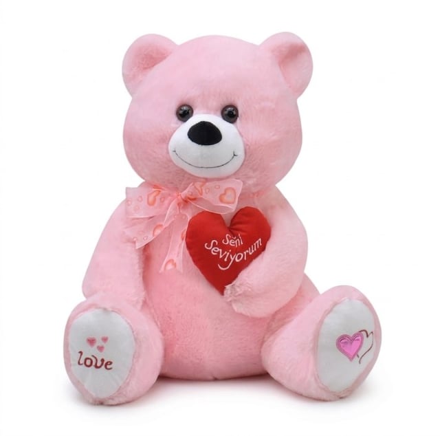 1030 YUMOŞ AYI 47 CM PEMBE