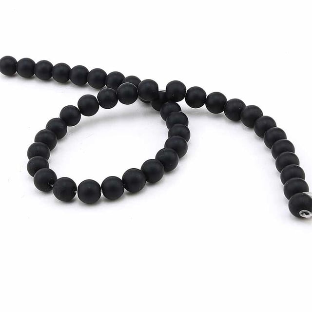 10 mm Dizi Oniks Boncuk