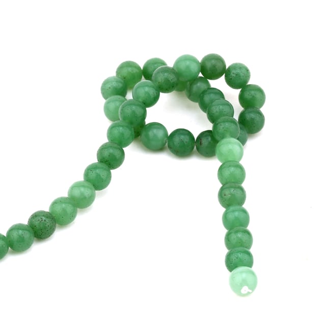 10 mm Sıkma Aventurin Taşı Boncuk