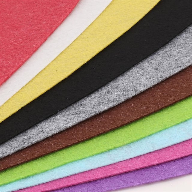 10 Renk Keçe 20 cm X 30 cm