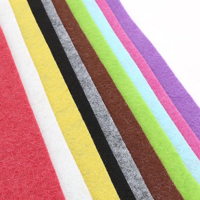 10 Renk Keçe 20 cm X 30 cm