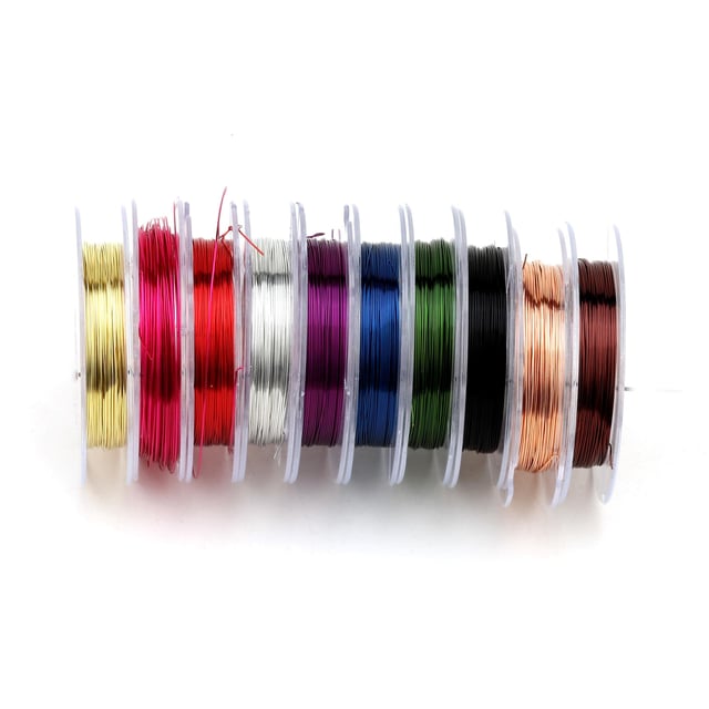 10 Renk Metal Tel 0,4 mm 100 metre