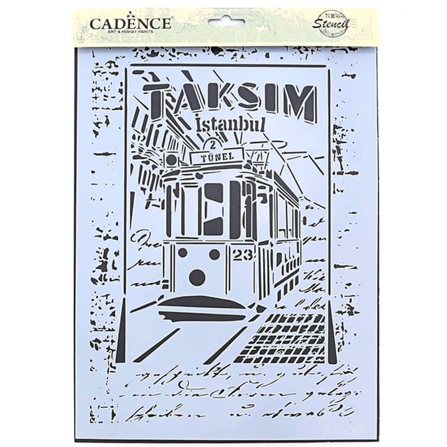 21CM X 30CM STENCIL ŞABLONU