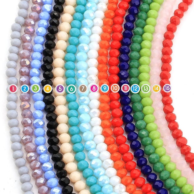 4 mm Mat Kristal Cam Boncuk