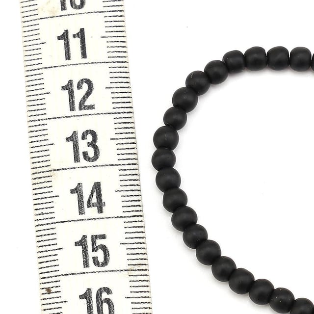 4 mm Oniks Taşı Boncuk