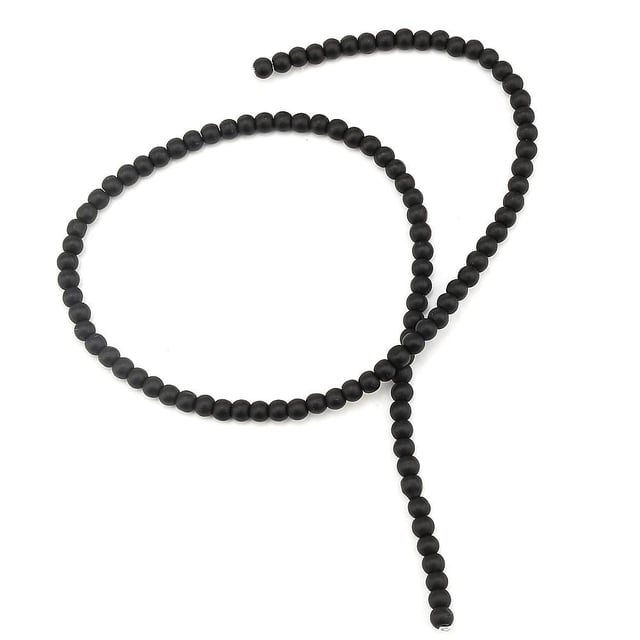 4 mm Oniks Taşı Boncuk