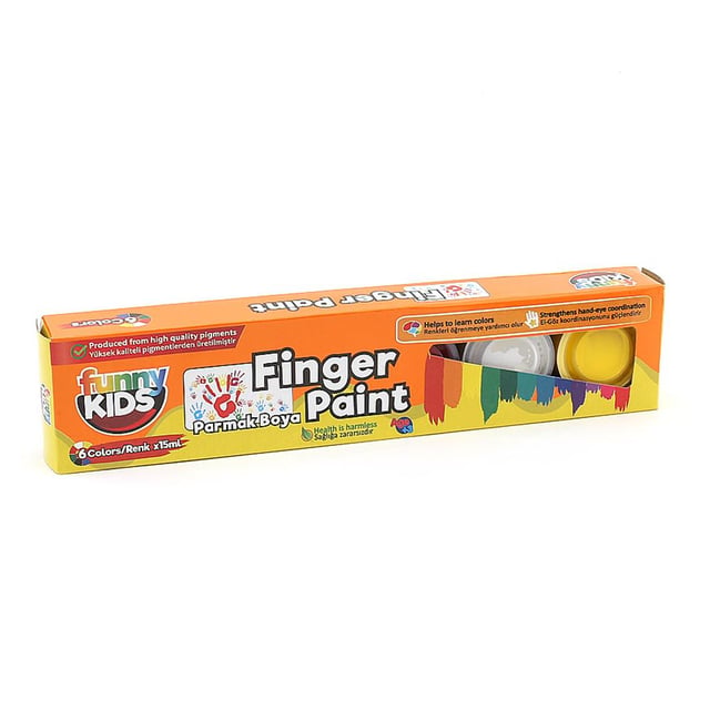 6 Renk Parmak Boyası Seti 15 ml