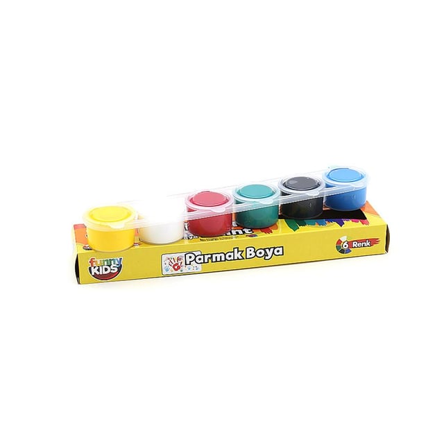 6 Renk Parmak Boyası Seti 15 ml