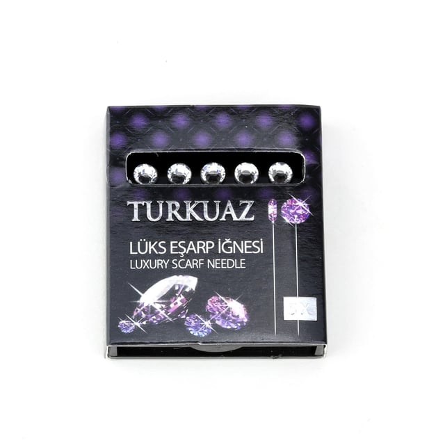 6'lı Kristal Taşlı Eşarp Şal İğnesi