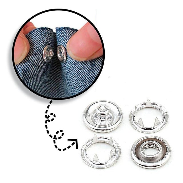 9,5 mm Delikli Klıkıt (Gömlek ve Bebek Çıtçıt)