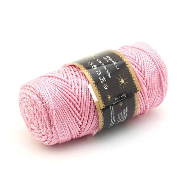 Açık Pembe Polyester Makrome ipi