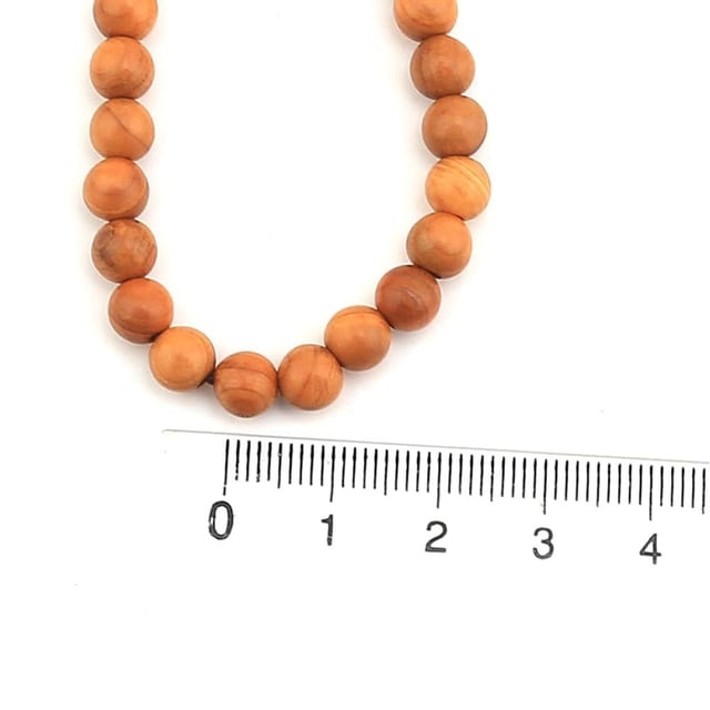 Açık Renk Ud Ağacı Boncuk 6 mm