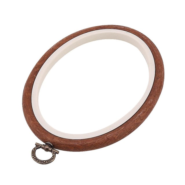 Ahşap Görünümlü Oval Pano Kasnak 2 Numara