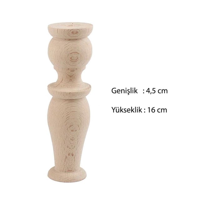 Ahşap Sunumluk Ayağı 16 cm
