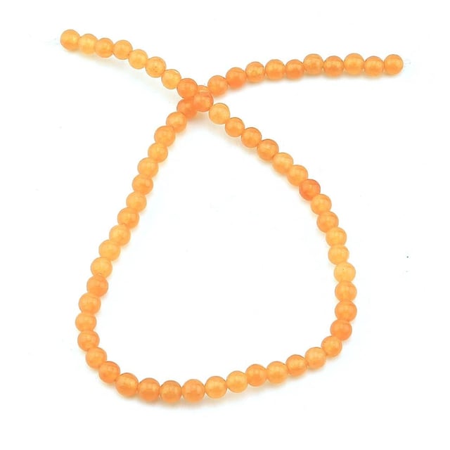 Akik Görünümlü Jade Boncuk 6 mm