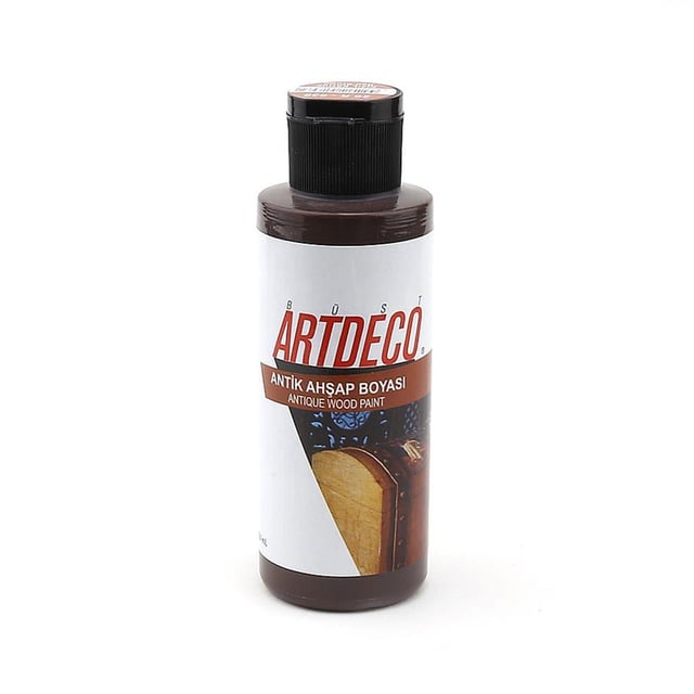 Artdeco Antik Ahşap Boyası Kızıl Kahve