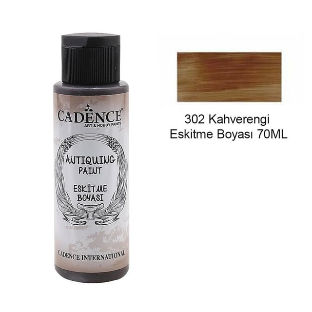 Cadence Antiquing 302 Kahverengi Eskitme Boyası 70 ml